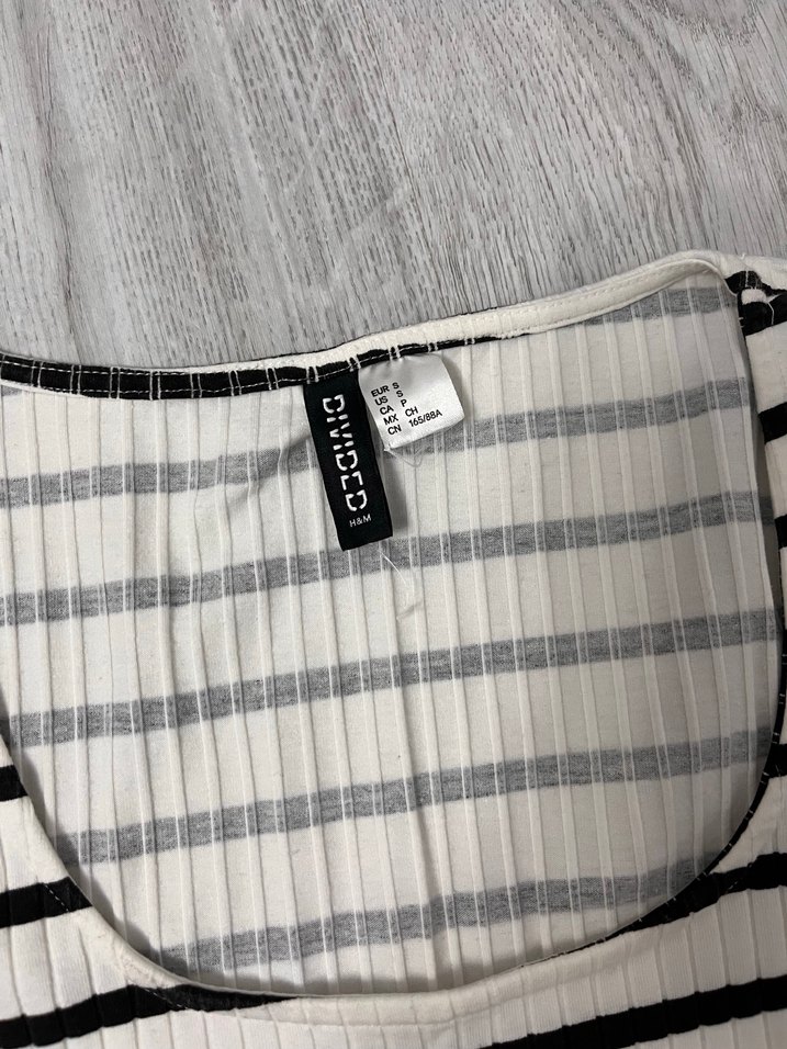 Çizgili Uzun Kollu Midi Kadın Elbise - Görsel 3