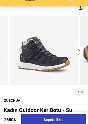 Decathlon Outdoor Kar Botu - Görsel 2