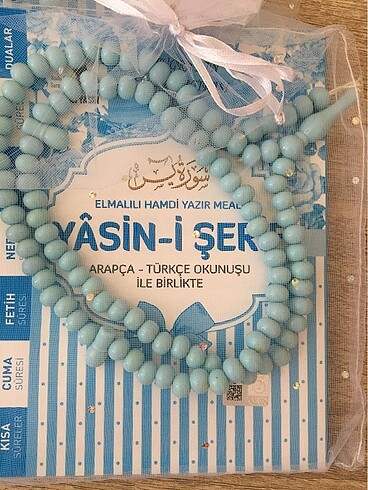 Diğer Bebek mevlütü için yasin-i şerif tesbih seti