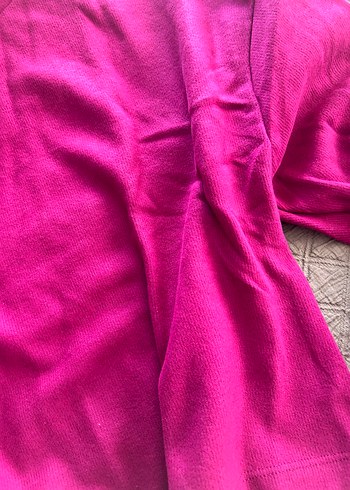 s Beden pembe Renk Kadın Pembe Uzun Kollu Sweatshirt