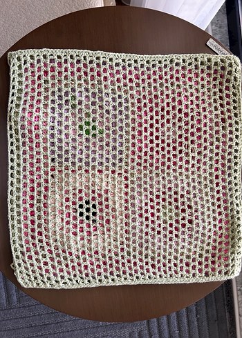 Bohem Çiçek Desenli Kırlent Kılıfı - Görsel 4