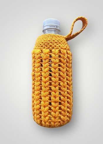 Sarı Renkli su şişesi Kılıfı - Görsel 2