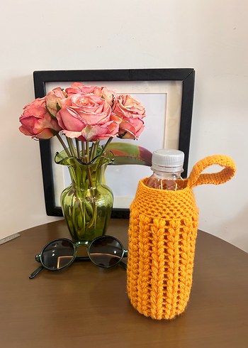 Sarı Renkli su şişesi Kılıfı - Görsel 4