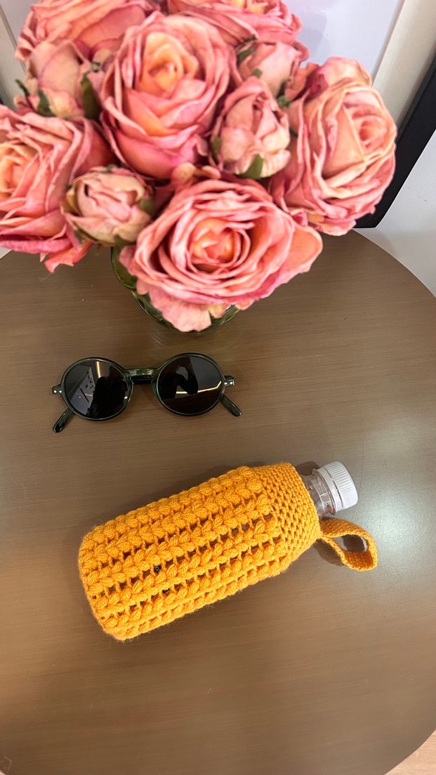 Sarı Renkli su şişesi Kılıfı - Görsel 5