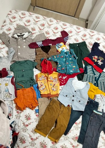 Renkli Desenli Uzun Kollu Bebek Tulum - Görsel 7