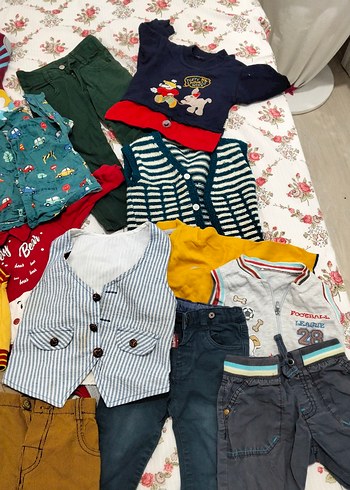 Renkli Desenli Uzun Kollu Bebek Tulum - Görsel 4