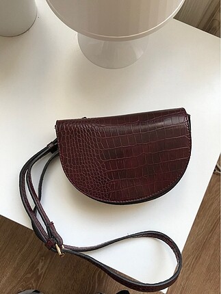 bordo çanta