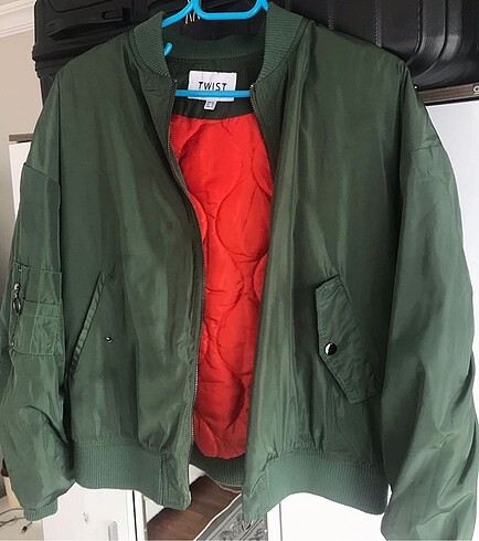 m Beden yeşil Renk Twist bomber ceket