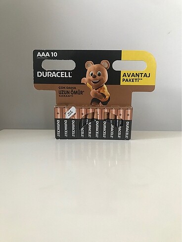 Duracell Basic AAA 10'lü İnce Kalem Pil