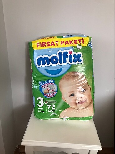 Molfix 3 Numara 72 Adet Bebek Bezi