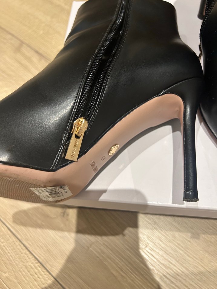 Siyah Stiletto Topuklu Kadın Bot - Görsel 3