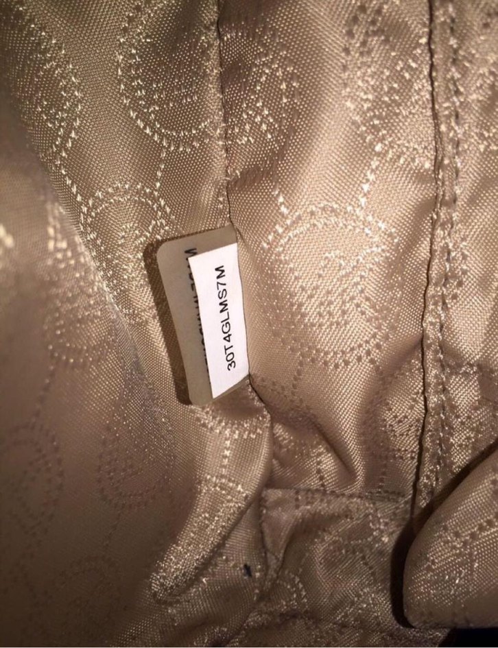 Orijinal Altın rengi Michael Kors Deri Çanta - Görsel 4