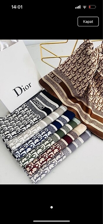 Dior eşarp