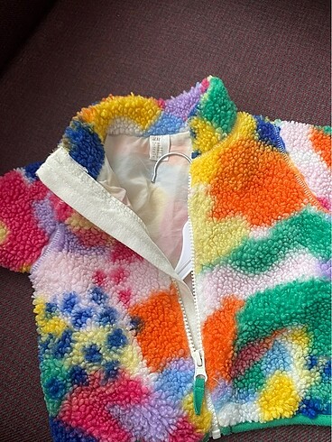 H&M peluş mont - Görsel 3