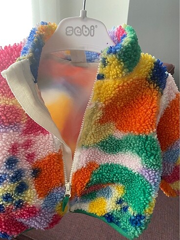 H&M peluş mont - Görsel 5