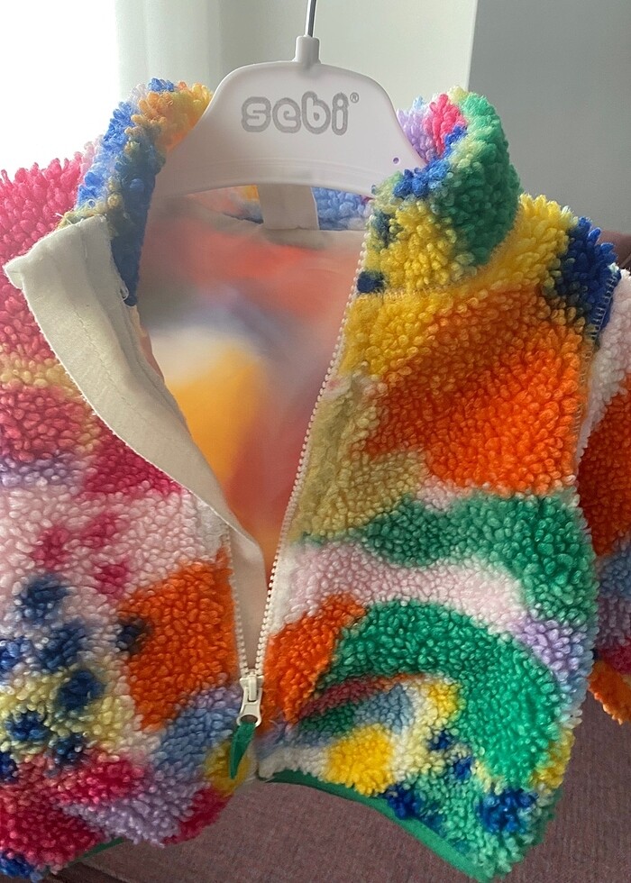 H&M peluş mont - Görsel 5