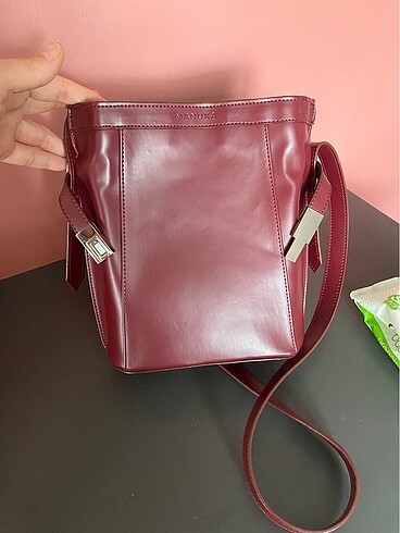 Manuka bordo çanta - Görsel 9