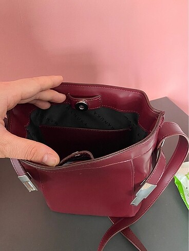 Manuka bordo çanta - Görsel 10