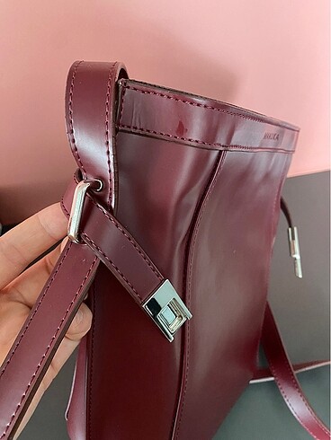 Manuka bordo çanta - Görsel 12