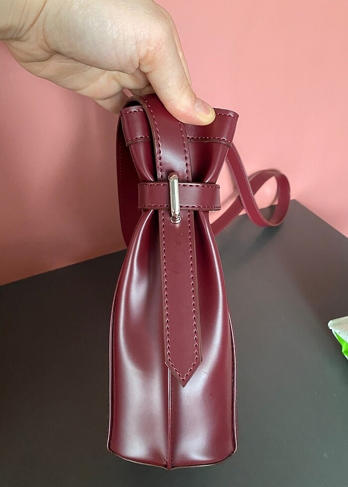 Manuka bordo çanta - Görsel 3