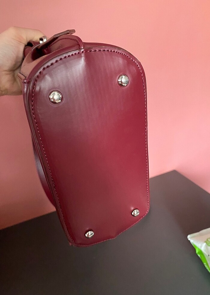 Manuka bordo çanta - Görsel 4