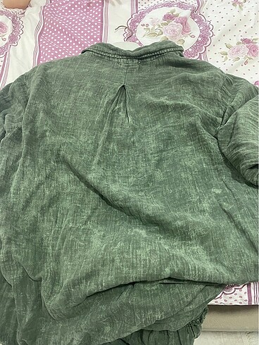 Yıkama müslin elbise - Görsel 9