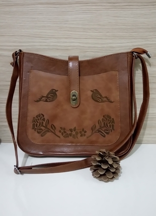 ORJİNAL KUŞ MOTİFLİ ÇANTA