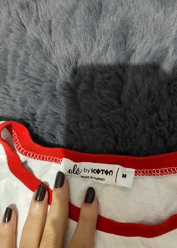 Beyaz Malibu Baskılı Kısa Kollu Tişört - Görsel 2