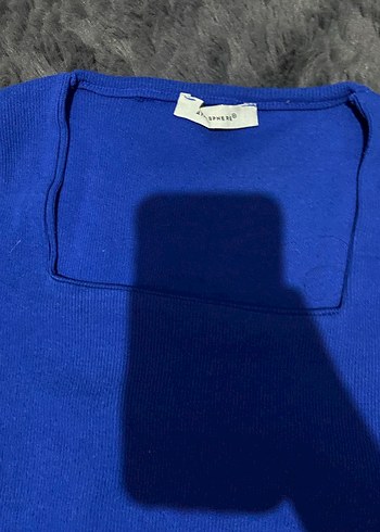 Kadın Lacivert Kısa Kollu Tişört - Görsel 2