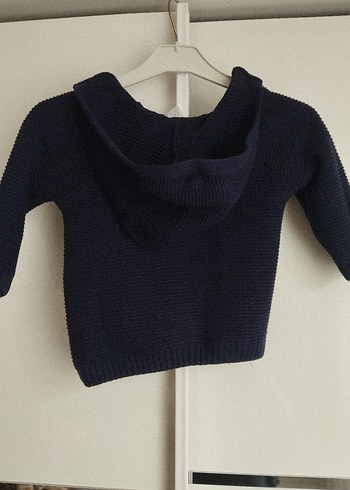 Erkek Çocuk Lacivert Örgü Hırka - Görsel 2