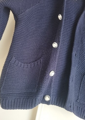 Erkek Çocuk Lacivert Örgü Hırka - Görsel 8