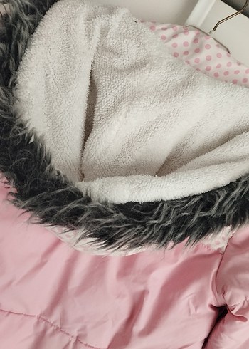 Kız Çocuk Pembe Fermuarlı Ceket - Görsel 9