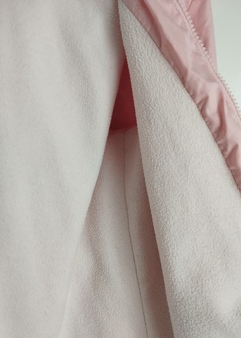 Kız Çocuk Pembe Düğmeli Yağmurluk - Görsel 8