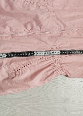 Kız Çocuk Pembe Düğmeli Yağmurluk - Görsel 12