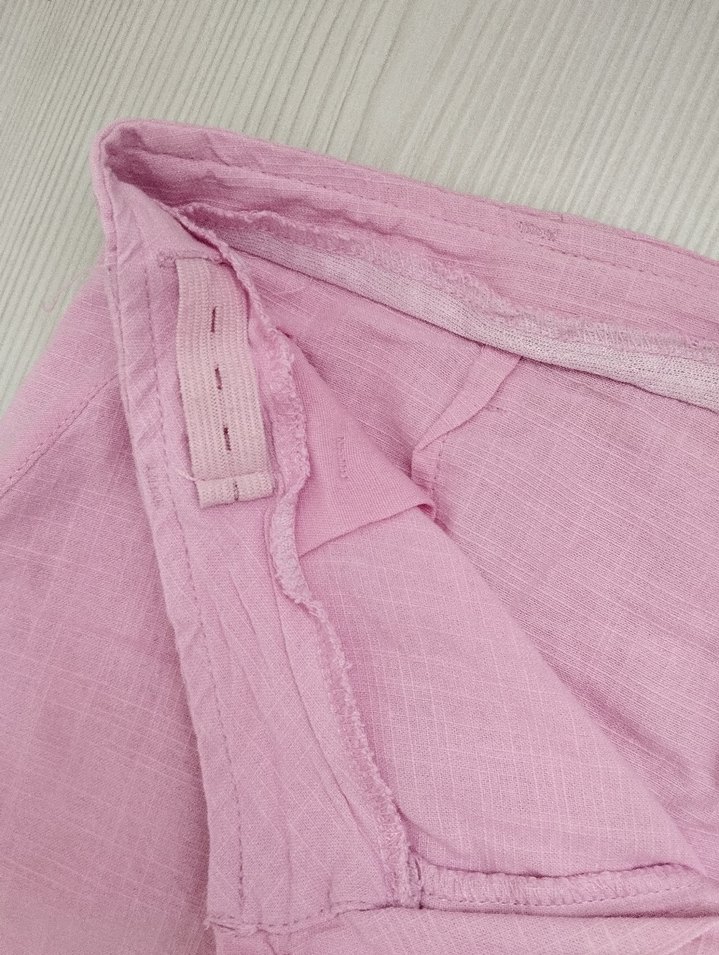 kız çocuk keten Pantolon - Görsel 5