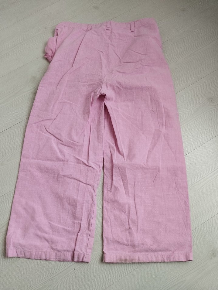 kız çocuk keten Pantolon - Görsel 2
