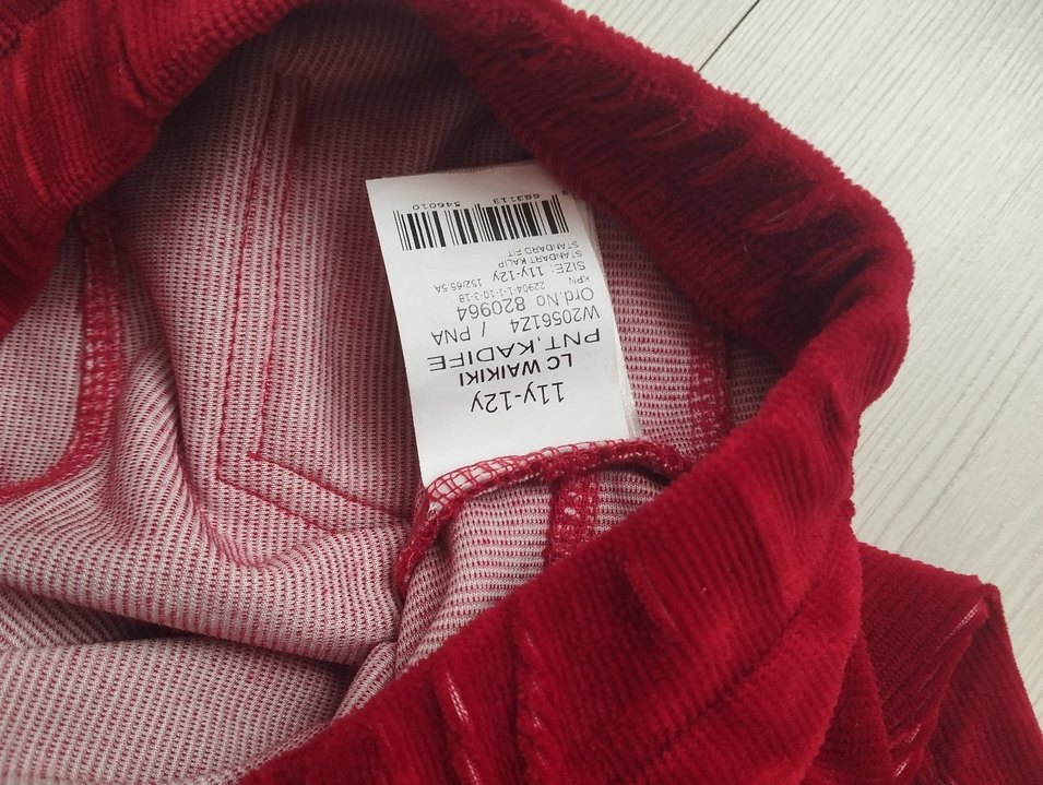 Kız Çocuk Kadife Tayt - Görsel 4