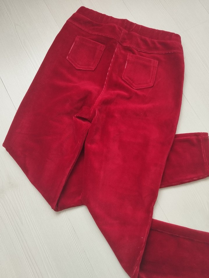 Kız Çocuk Kadife Tayt - Görsel 3