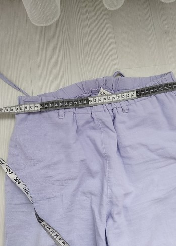 kız çocuk keten Pantolon - Görsel 6