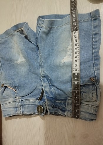 Kız Çocuk Kot Şort - Görsel 5