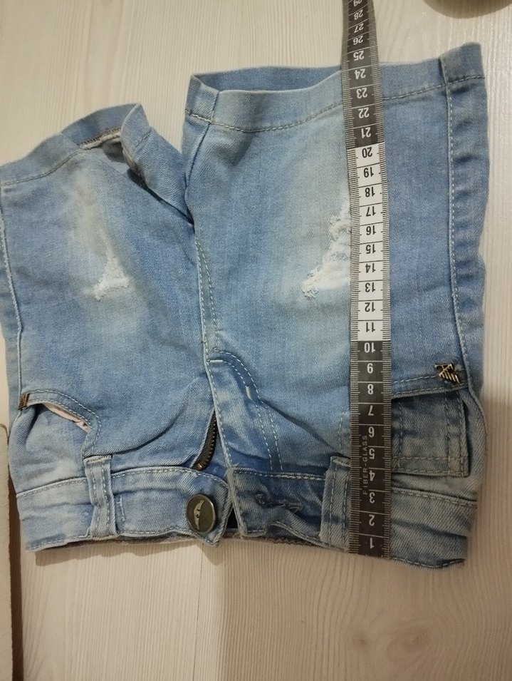 Kız Çocuk Kot Şort - Görsel 5