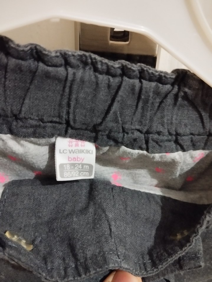 Kız Çocuk Bol Kesim  Pantolon - Görsel 3