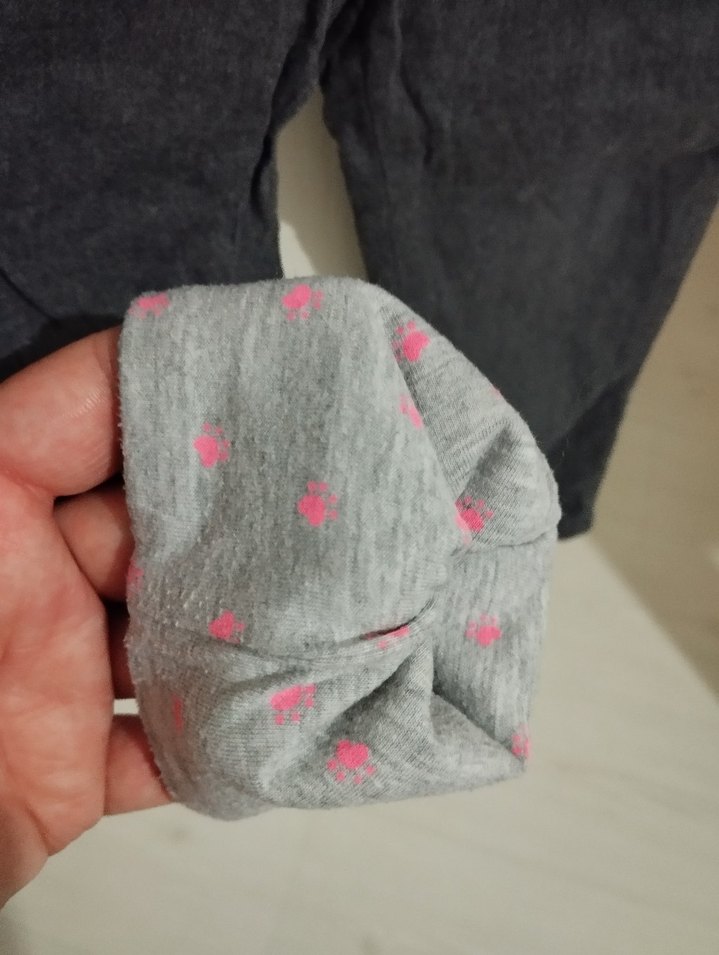 Kız Çocuk Bol Kesim  Pantolon - Görsel 4