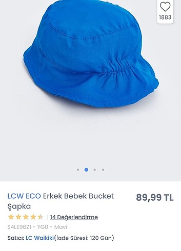 LC Waikiki Erkek bebek bucket şapka