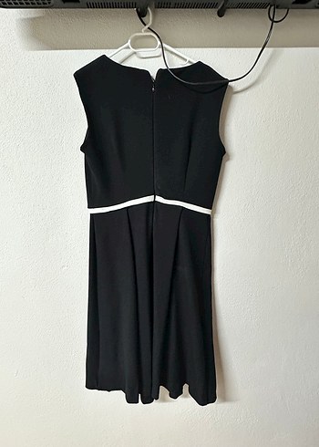 Siyah Midi Elbise - Görsel 3