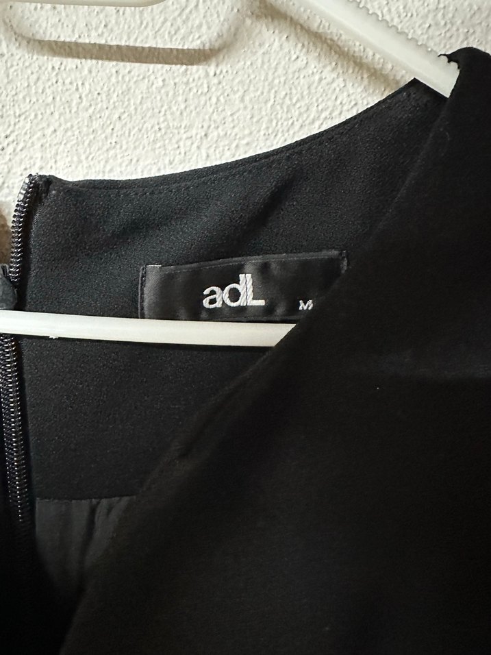 Siyah Midi Elbise - Görsel 2