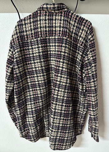 Düğmeli Uzun Kollu Kadın Gömlek - Görsel 2