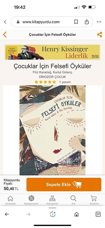 Çocuklar için felsefi öyküler