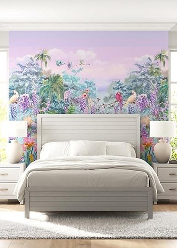 Çok Renkli Baskılı Dekoratif duvar kagidi - Görsel 5