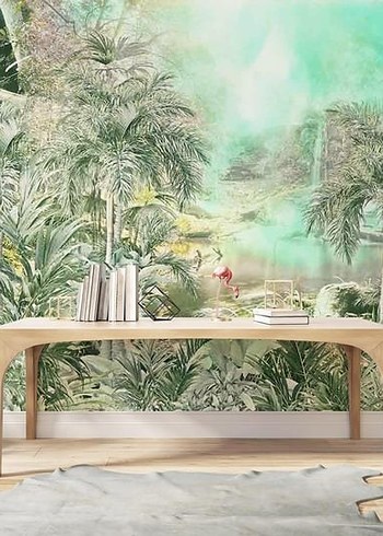 Çok Renkli Baskılı Dekoratif duvar kagidi - Görsel 7